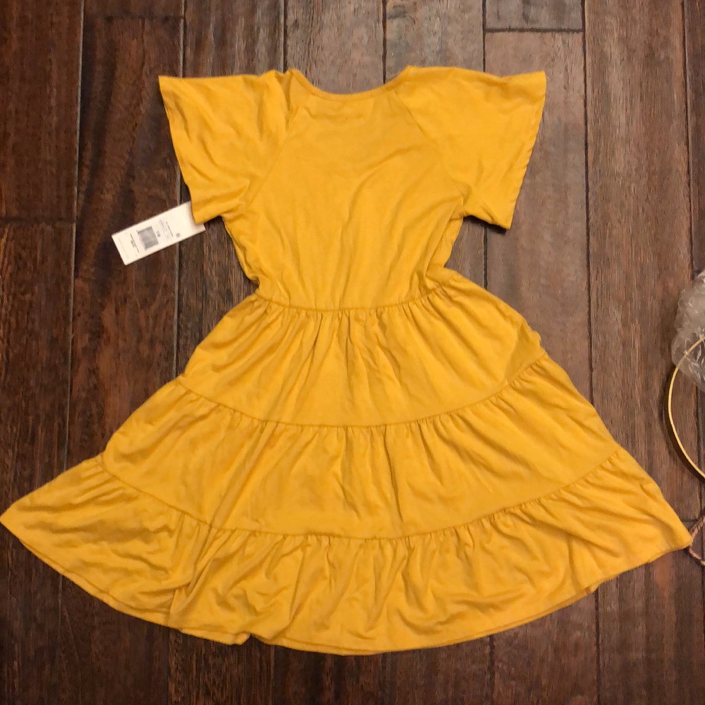 Habitual Kids Marigold Tiered Dress 🤩 T1 - Picture 5 of 10